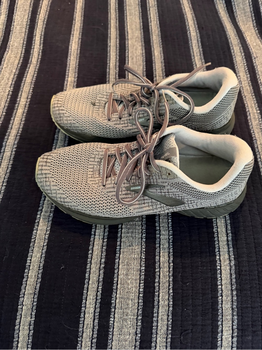 Brooks Revel Men's Athletic Running Shoes Gray Size 10 - Picture 5 of 8